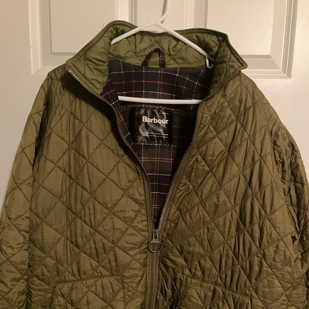 Barbour vintage quilted jacket XXL